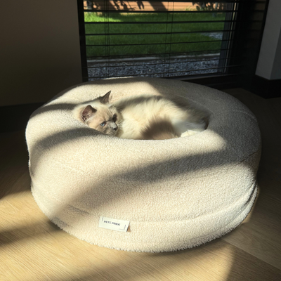 Kattenbed Teddy - Milky