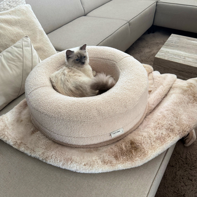 Kattenbed Teddy - Milky