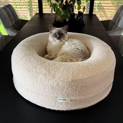 Kattenbed Teddy - Milky