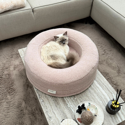 Kattenbed Teddy - Beige