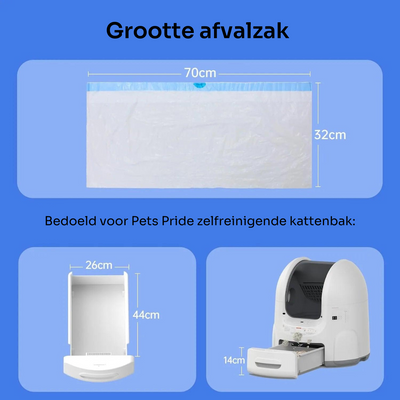 Afvalzakken (45 stuks)
