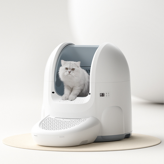 Slimme zelfreinigende kattenbak