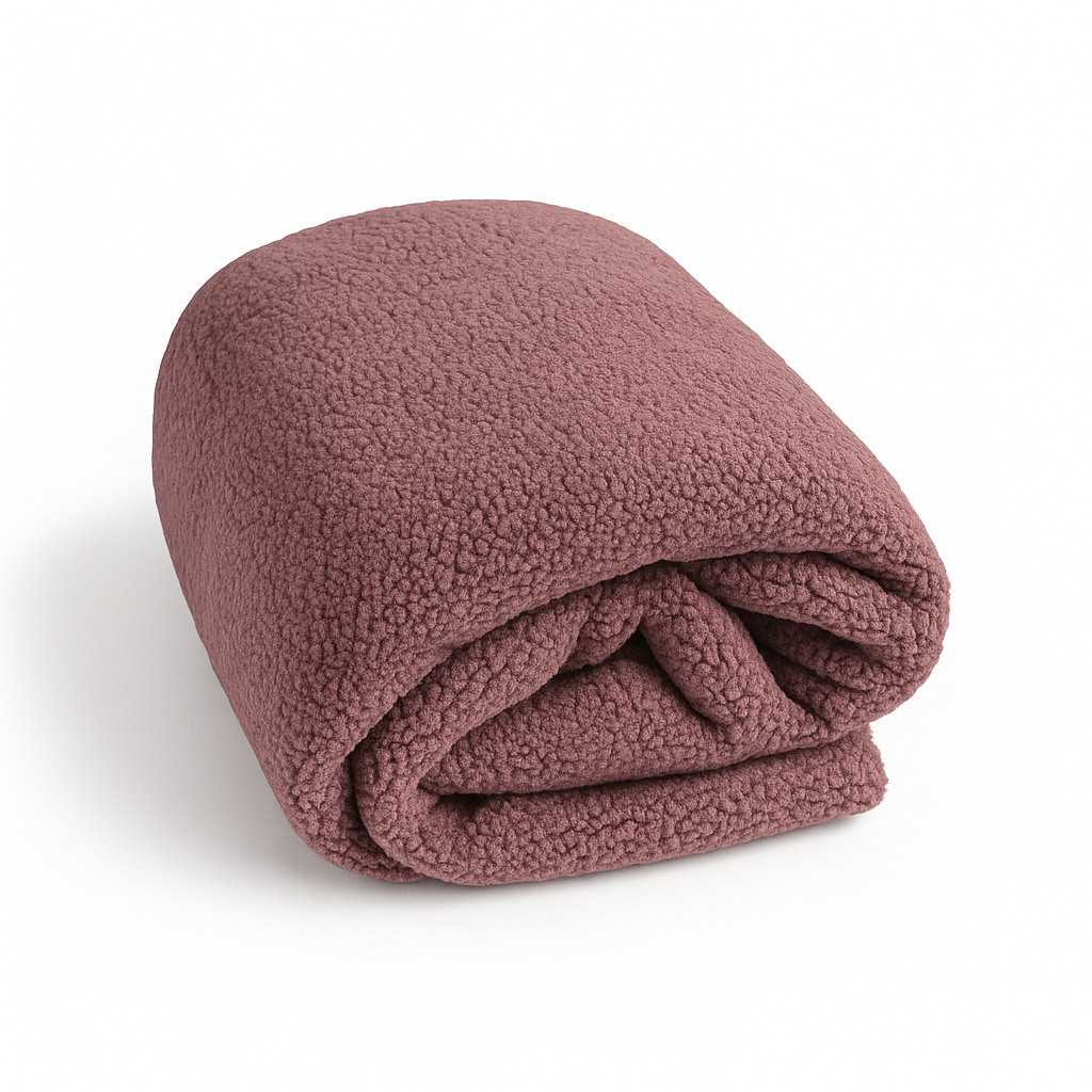 Hoes voor kattenbed Bouclé Teddy - Mauve
