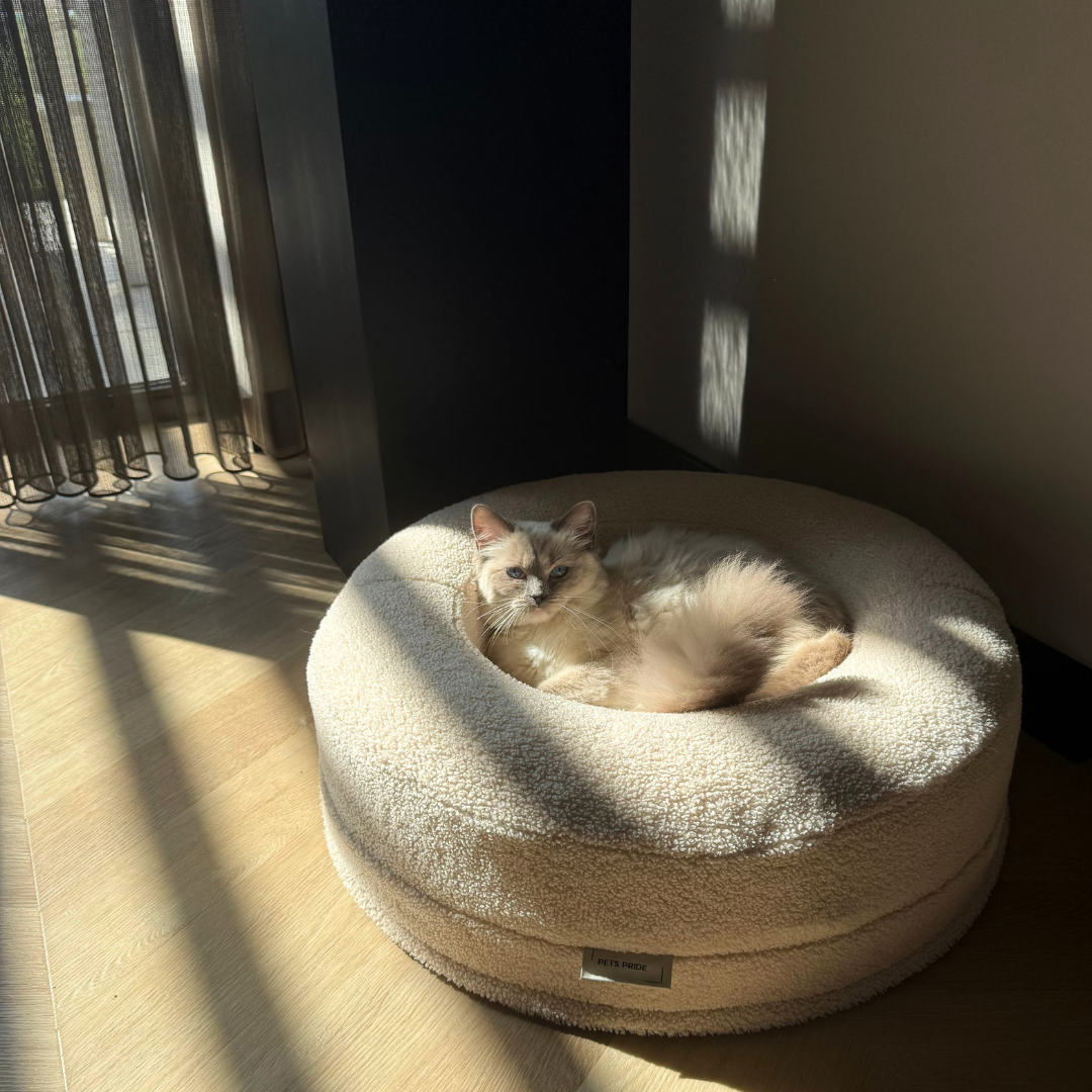 Kattenbed Teddy - Milky