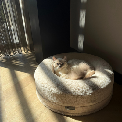Kattenbed Teddy - Milky